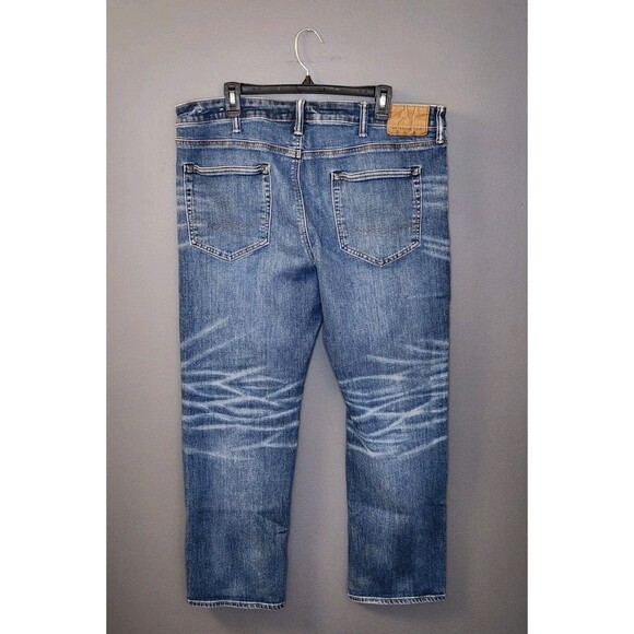 American Eagle Jeans Men's 38x30 Slim Straight Airflex + Blue Denim Lot Of 3 - Picture 3 of 16